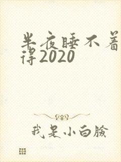 半夜睡不着你懂得2020
