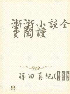 渐渐小说全文免费阅读