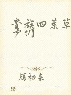 贵族四叶草的恶少们