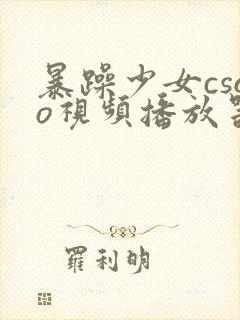 暴躁少女csgo视频播放器推荐