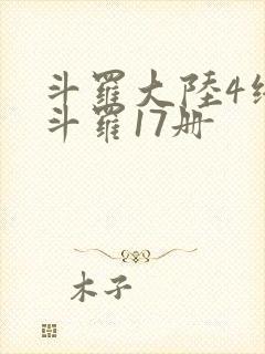 斗罗大陆4终极斗罗17册