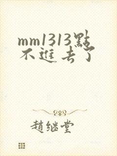 mm1313点不进去了