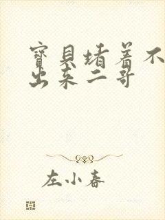 宝贝堵着不许流出来二哥