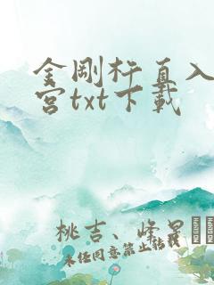 金刚杵直入莲花宫txt下载