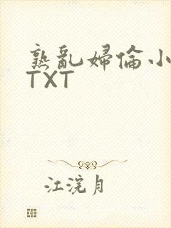 熟乱妇伦小说网TXT