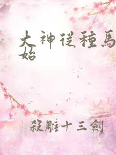 大神从种马文开始