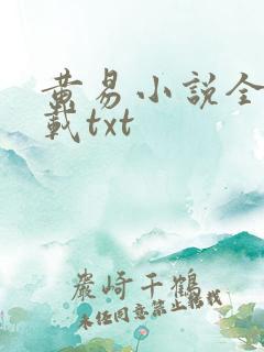 黄易小说全集下载txt