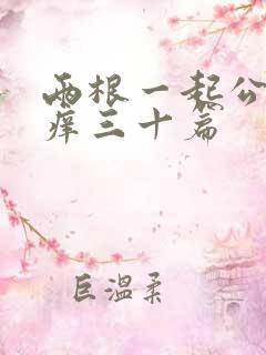 两根一起公憩止痒三十篇