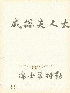 戚总夫人太迷人