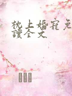 枕上婚宠免费阅读全文