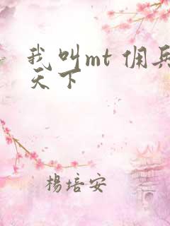 我叫mt 佣兵天下