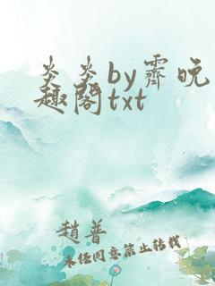 炎炎by霁晚笔趣阁txt