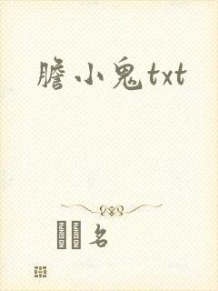 胆小鬼txt