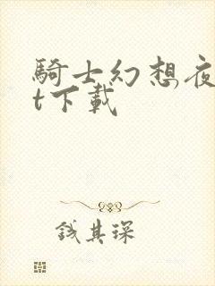 骑士幻想夜txt下载