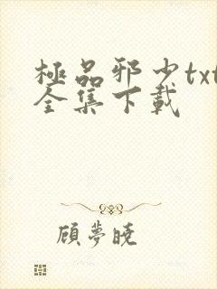 极品邪少txt全集下载