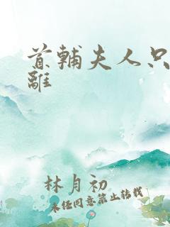 首辅夫人只想和离