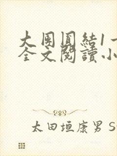 大团圆结1一6全文阅读小说