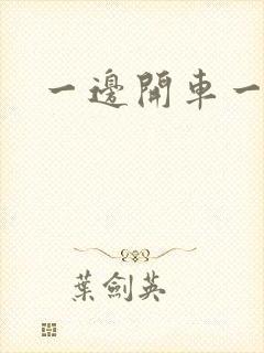 一边开车一边做