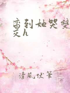 脔到她哭双根宫交h