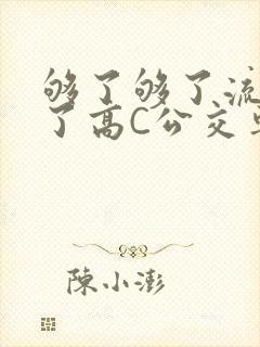 够了够了流出来了高C公交车