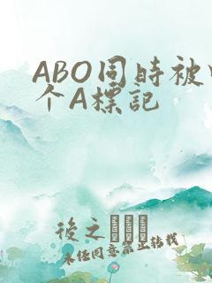 ABO同时被四个A标记