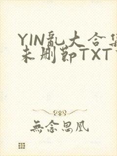 YIN乱大合集未删节TXT下载