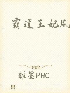 霸道王妃风流王