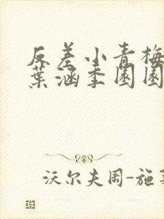 反差小青梅不经叶涵季园园