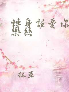 转身说爱你 白乐丝