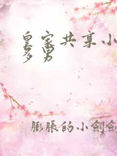 皇家共享小公主多男