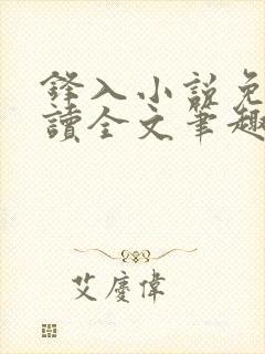 锋入小说免费阅读全文笔趣阁