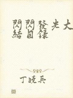 闪闪发光大团圆结目录