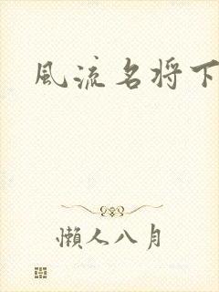 风流名将下载