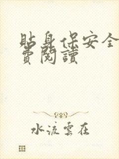 贴身保安全文免费阅读