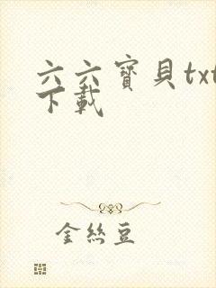 六六宝贝txt下载