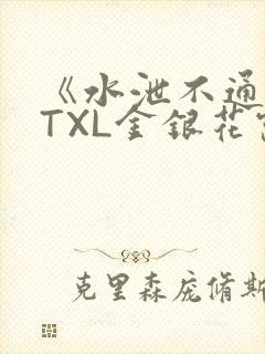 《水泄不通》 TXL金银花露