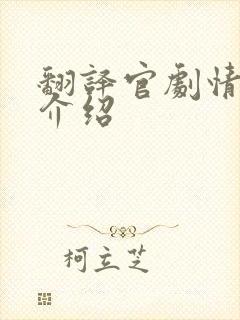 翻译官剧情分集介绍