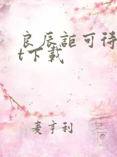 良辰讵可待txt下载