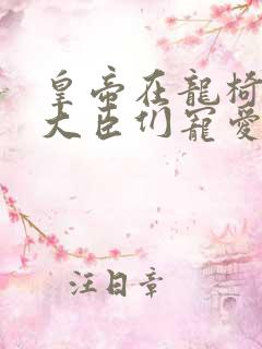 皇帝在龙椅上被大臣们宠爱