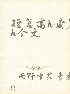 短篇高h黄暴辣h全文