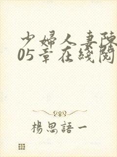 少妇人妻陈艳105章在线阅读