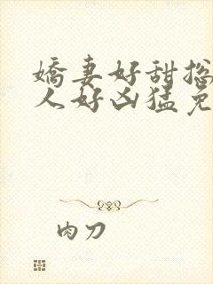 娇妻好甜总裁大人好凶猛免费小说