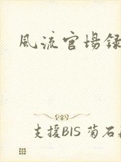 风流官场录