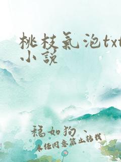 桃枝气泡txt小说