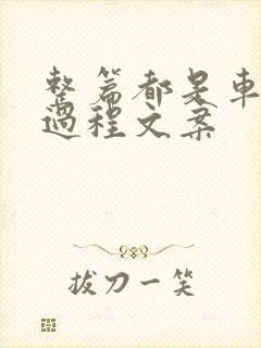 整篇都是车的肉过程文案