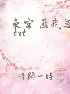 东宫 匪我思存 txt
