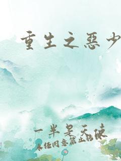 重生之恶少