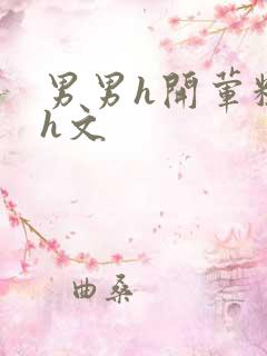 男男h开荤粗肉h文