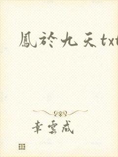 凤于九天txt