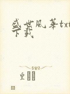 盛世风华txt下载